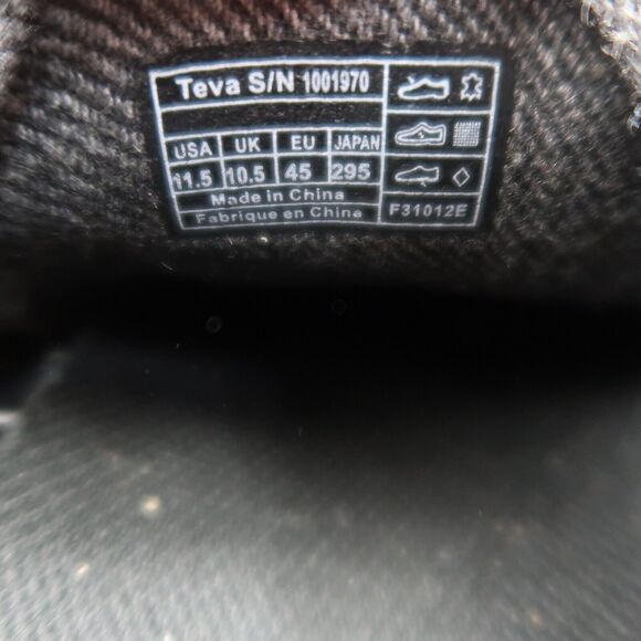 Teva Shoes Mens 11.5 Sneakers Lifestyle Athletic Lace Up Leather Roller Bike Low - Picture 12 of 14